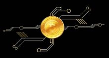bitcoin internet moeda dourada