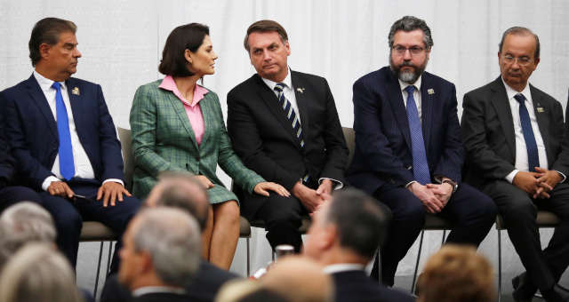 Jair Bolsonaro Michelle Bolsonaro Ernesto Araújo