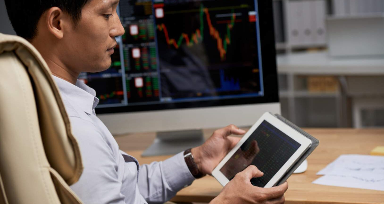 Homem do mercado financeiro