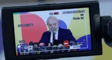 Presidente Luiz Inácio Lula da Silva concede entrevista coletiva no Palácio do Planalto 30/01/2025 REUTERS/Adriano Machado