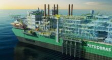 As plataformas P-84 (Atapu) e P-85 (Sépia) terão, cada uma, capacidade de produção diária de 225 mil barris de óleo por dia e processamento de 10 milhões de metros cúbicos de gás por dia. (Divulgação/ Petrobras)