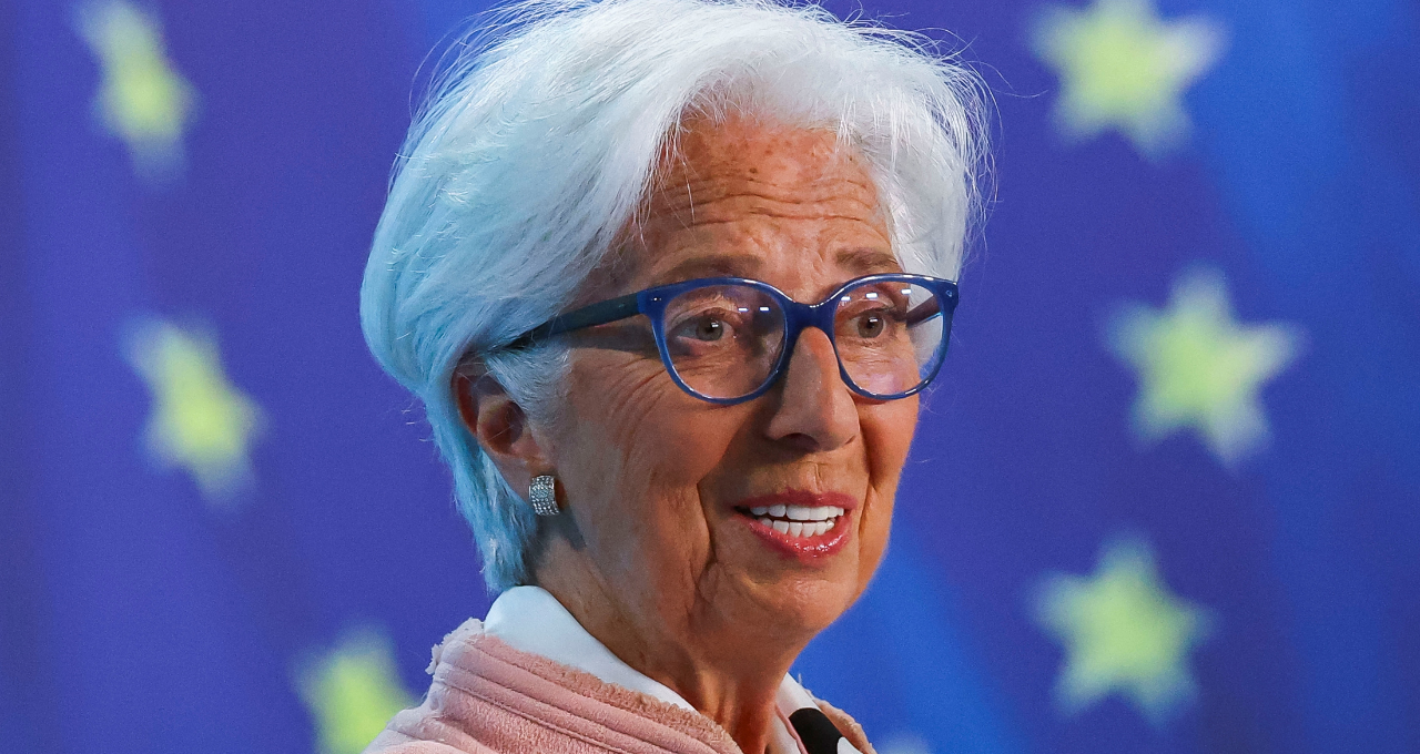 Presidente do Banco Central Europeu (BCE) Christine Lagarde (Imagem Reuters//Kai Pfaffenbach)