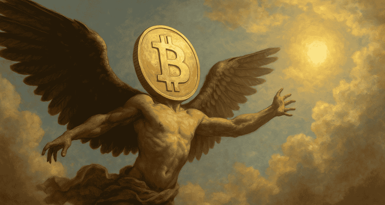 Bitcoin (BTC) se aproxima das máximas históricas. (Imagem ChatGPT)