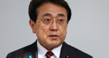 Ministro da Revitalização Econômica do Japão, Ryosei Akazawa (Imagem REUTERSIssei Kato)