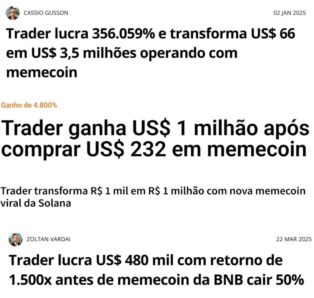 memecoins criptomoedas cripto criptoativos