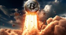 bitcoin foguete criptomoeda