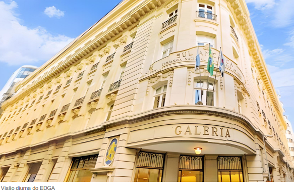 Visão diurna do Edifício Galeria