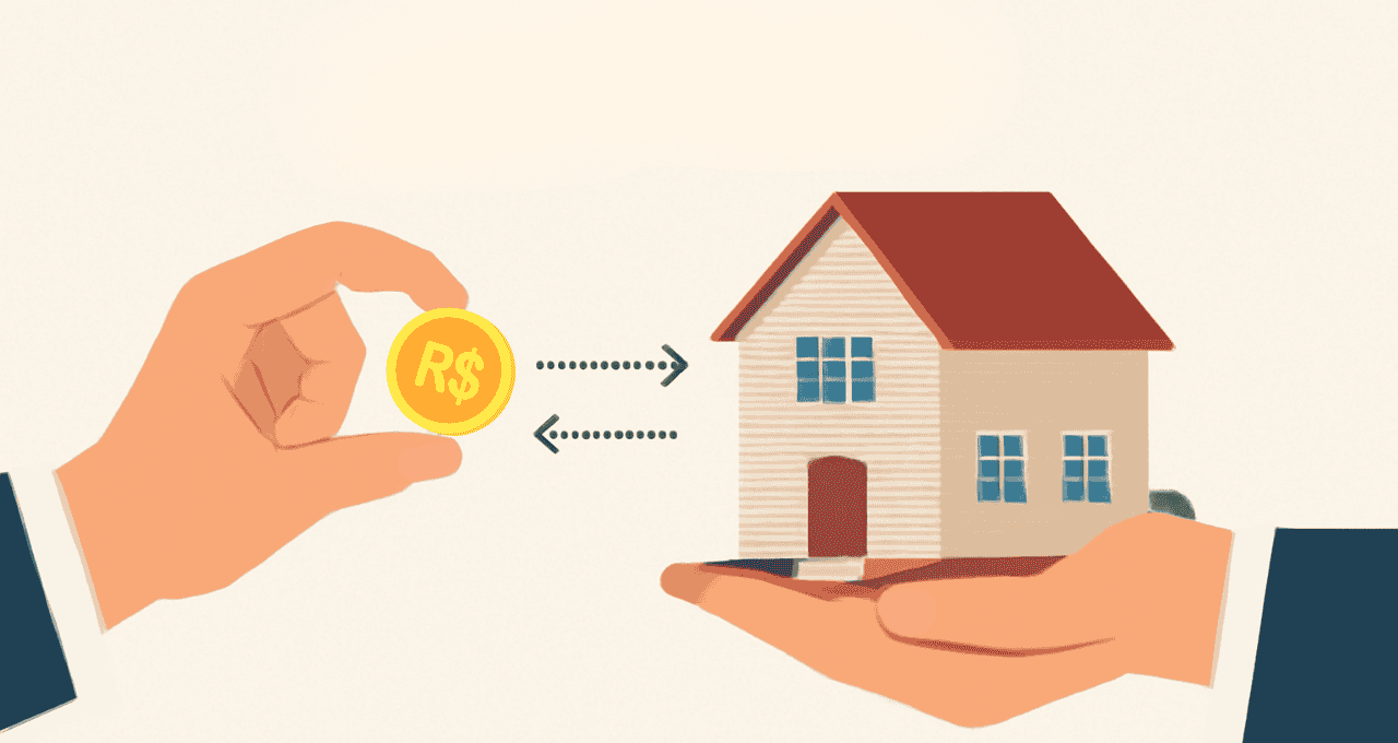 Comprar uma casa com o ‘real digital’ Caixa e Elo simulam transação de imóvel com Drex (Imagem Gemini Montagem Money Times)