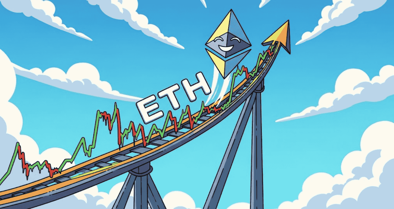 Ethereum (ETH) em alta. (Imagem Gemini Pro)