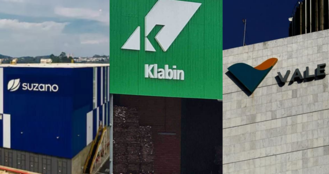 Suzano, Klabin e Vale (Montagem: Money Times)