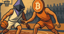 Ethereum (ETH) superará o bitcoin (BTC) Veja recomendações dos especialistas. (Imagem ChatGPT)