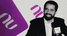 Michael Rihani, novo diretor da área de criptomoedas do Nubank (ROXO34) (Imagem Divulgação Montagem Money Times)