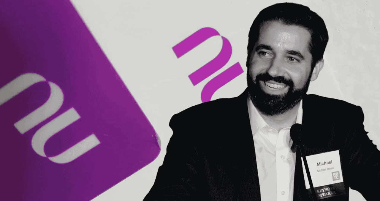 Michael Rihani, novo diretor da área de criptomoedas do Nubank (ROXO34) (Imagem Divulgação Montagem Money Times)