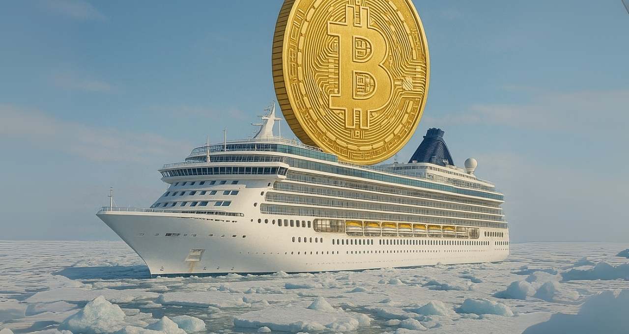 Polo Norte - navio - viagem ao polo norte - criptomoedas