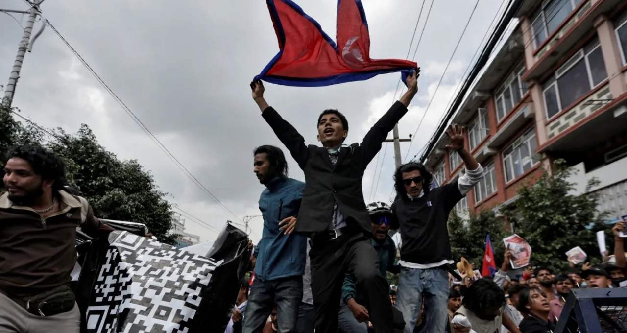 Protestos no Nepal