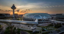 Aeroporto Changi, em Singapura (Divulgação: Aeroporto Changi)