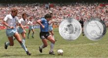 Argentina lança moeda em homenagem à Maradona - Reprodução
