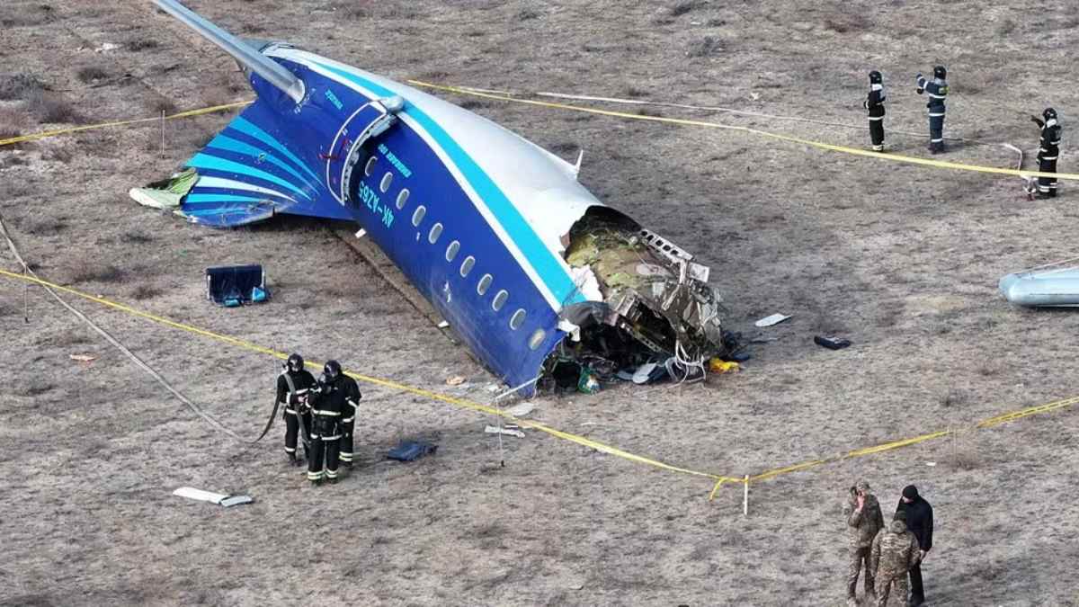 Avião fabricado pela Embraer caiu no Cazaquistão no dia 25 de dezembro de 2024