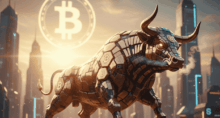 Bitcoin (BTC) em ritmo de touros para outubro (Imagem Gemini Pro)