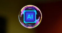 Bolha da IA (Montagem: Money Times/ Imagem: Canva/ Alexas_Fotos Pixabay)