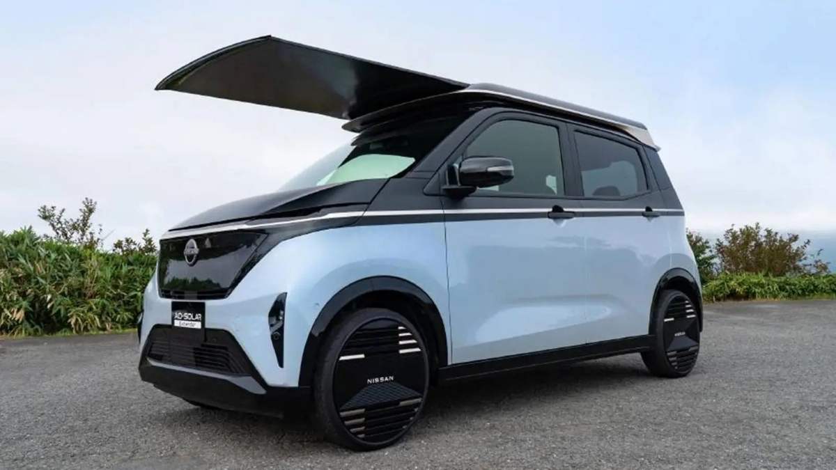 Carro da Nissan movido a energia solar - Divulgação Nissan
