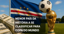 Menor país da história a se classificar para Copa do Mundo - Imagem criada por IA