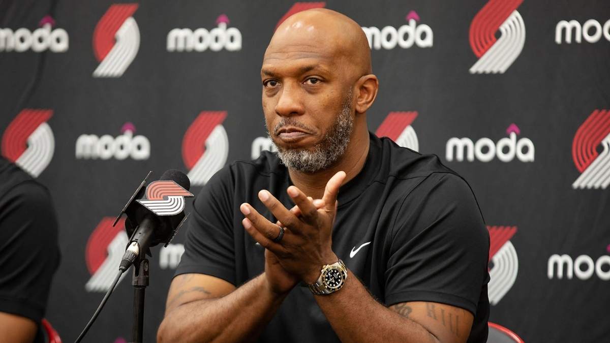 Chauncey Billups, treinador do Portland Trail Blazers — Reprodução