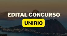 Edital Concurso UniRio - Montagem Canva