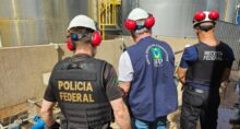 Desdobramento das operações Boyle e Carbono Oculto, a nova ofensiva da Receita Federal mira a rota clandestina do metanol. Imagem: Divulgação Polícia Federal.