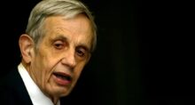 John Nash, Nobel de Economia. Imagem: Money Sharma/Agência Brasil