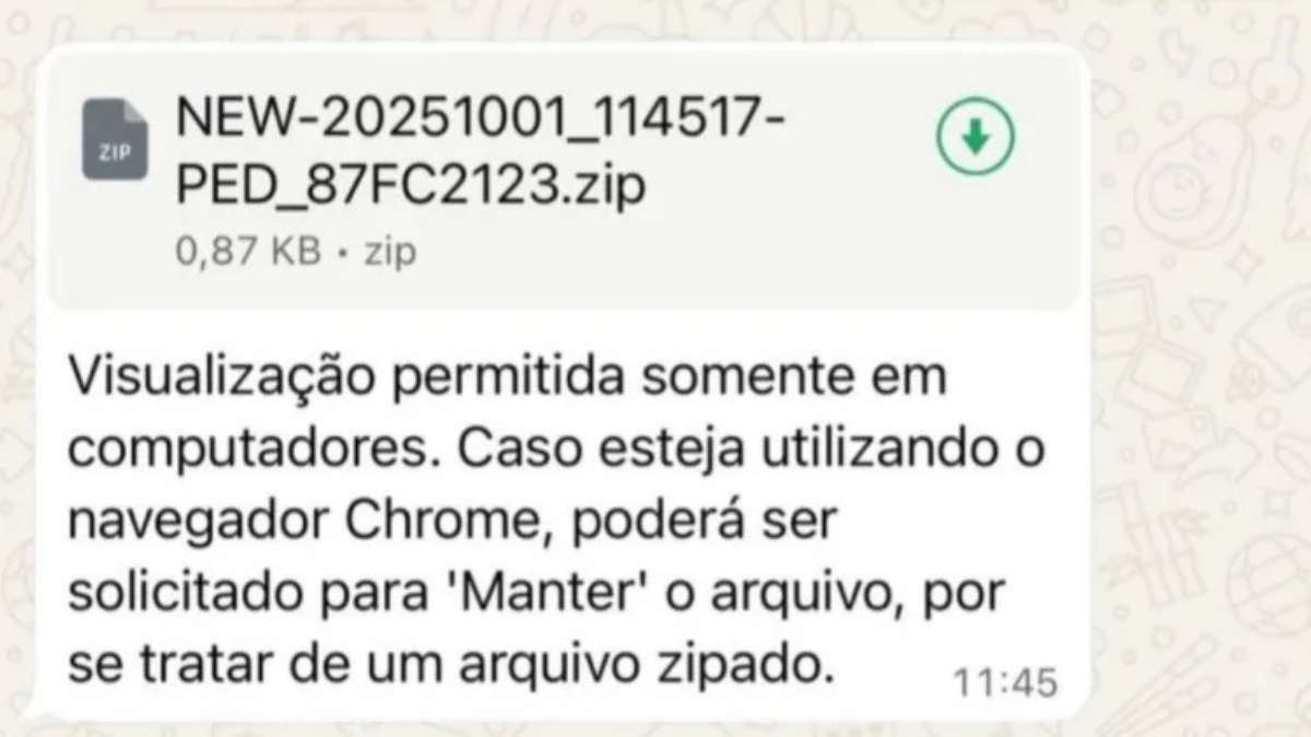 Novo golpe no WhatsApp - Divulgação Kaspersky