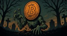 A morte do Bitcoin - Imagem gerada por IA