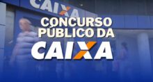 Concurso Público da Caixa - Montagem Canva