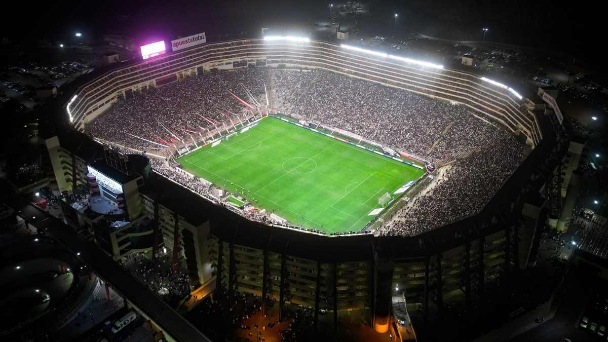 Estádio Monumental U, palco da final da Copa Libertadores 2025 entre Palmeiras x Flamengo - Reprodução