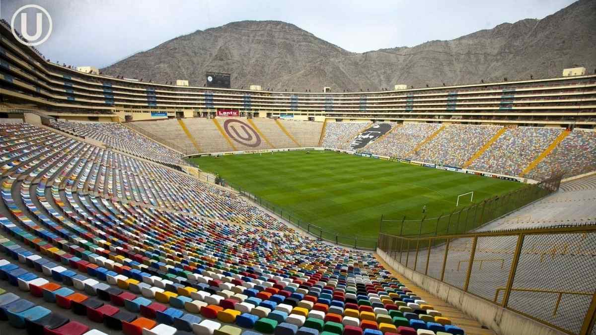 Estádio Monumental U, palco da final da Copa Libertadores 2025 entre Palmeiras x Flamengo - Reprodução