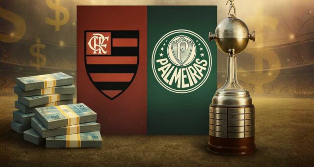 Final da Libertadores 2025: Veja quanto Palmeiras e Flamengo podem faturar com o título