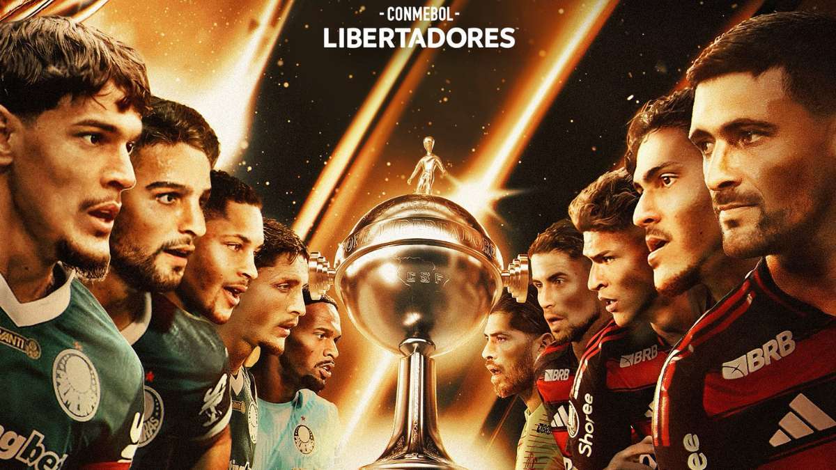 Final da Libertadores 2025 entre Palmeiras x Flamengo - Reprodução