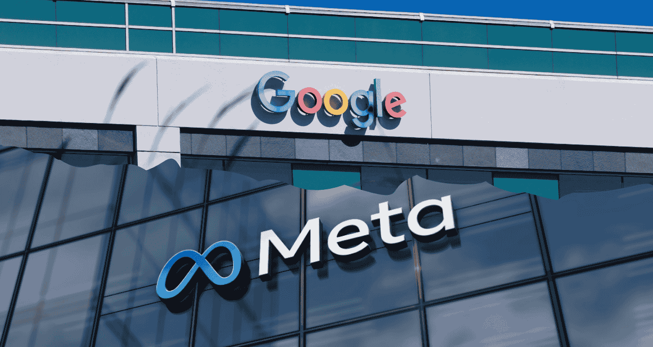 Meta anuncia parceria bilionária com Google (Imagem Montagem Money Times)