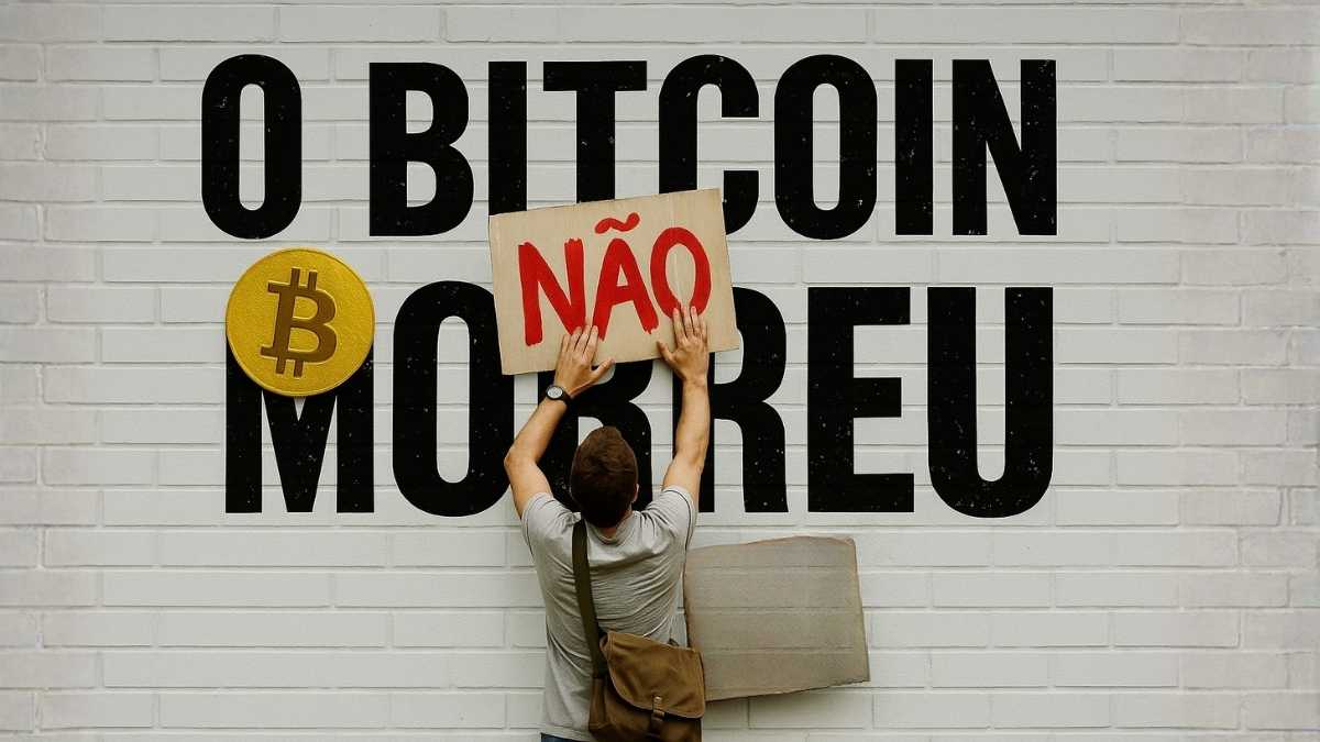 O bitcoin não morreu — Imagem gerada por IA