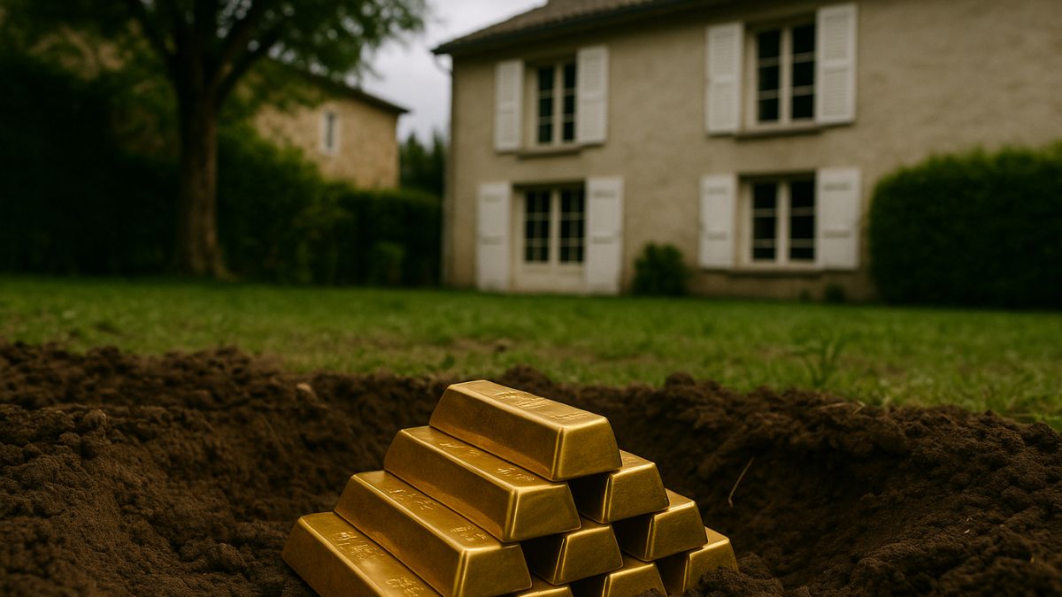 Um homem encontrou cinco barras de ouro e dezenas de moedas avaliadas em cerca de € 700 mil