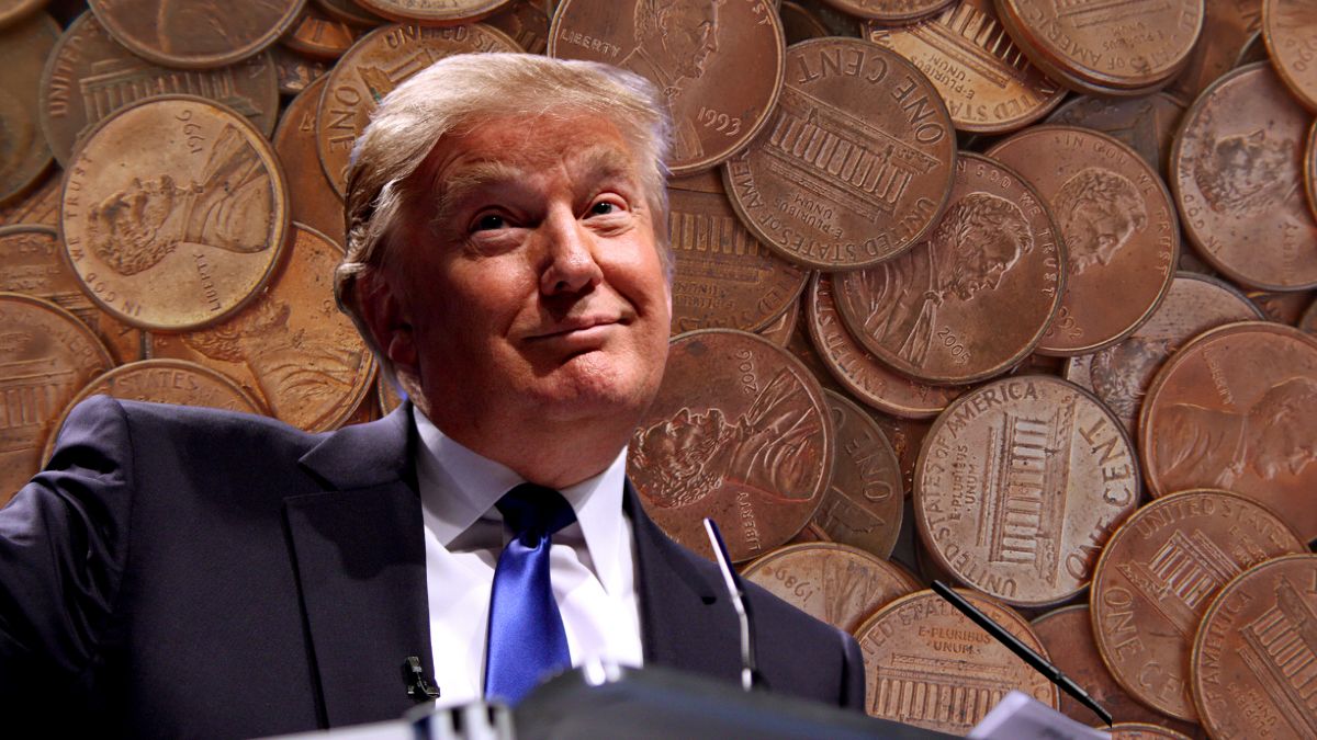 penny centavo de dólar moeda donald trump estados unidos economia