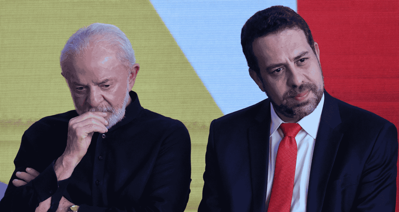 Presidente Lula e Guilherme Boulos em Brasília 29/10/2025 REUTERS/Mateus Bonomi