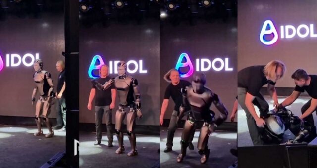 Robô humanoide cai de cara no chão em aguardada noite de estreia; veja a cena