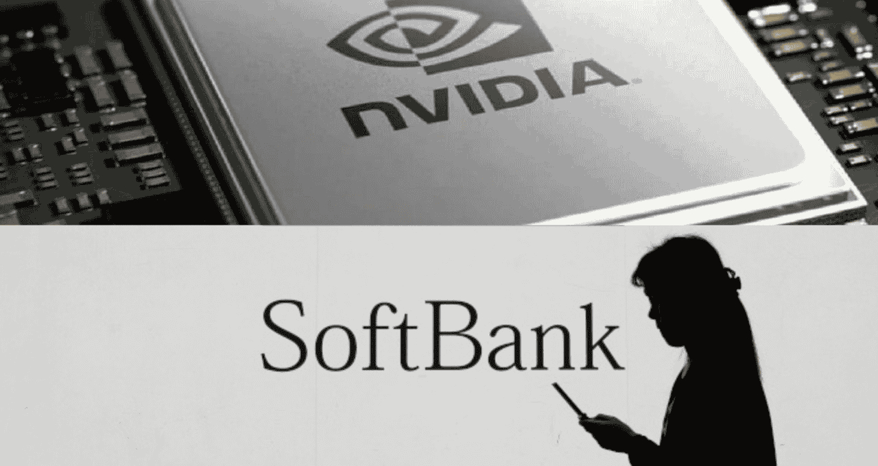 SoftBank se desfaz das ações da Nvidia (Imagem Montagem Money Times)