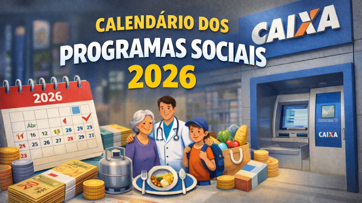 Calendário de pagamentos 2026 dos programas sociais do Governo inss bolsa família pis