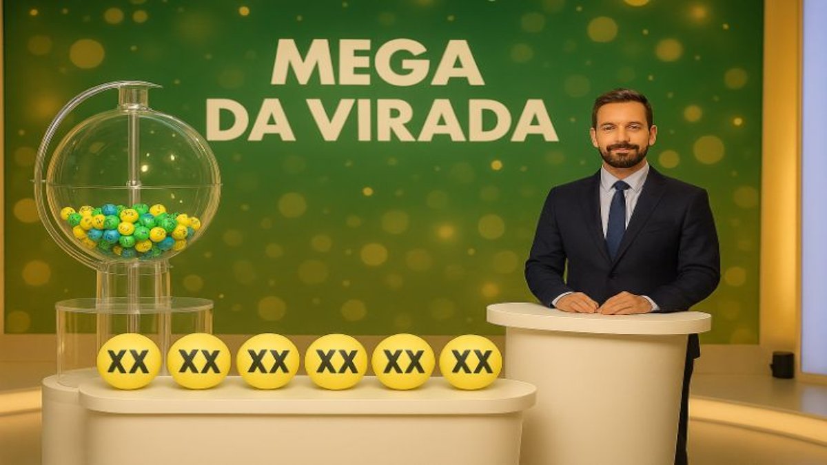 Acompanhe o sorteio da Mega da Virada.