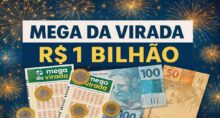 Mega da Virada promete prêmio de dez dígitos.