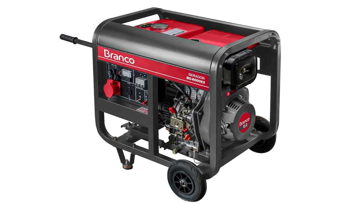 Gerador Diesel BD-8000 13,0CV, Partida Elétrica, Trifásico - Divulgação Proposto