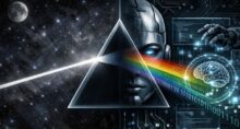 inteligência artificial IA pink floyd the dark side of the moon