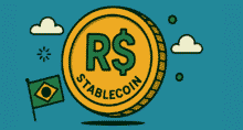 Stablecoin em real. (Imagem Copilot)